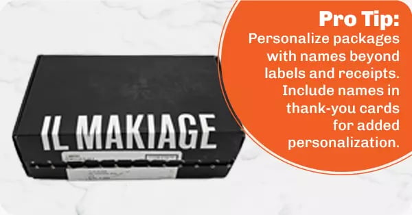 Il Makiage-Unboxing-Experience-CustomerName-ProTip