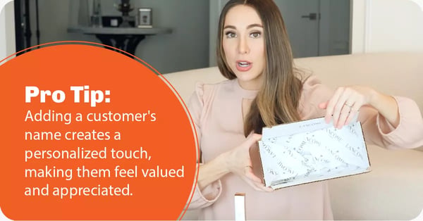 Lancome-Unboxing-Experience-CustomerName-ProTip
