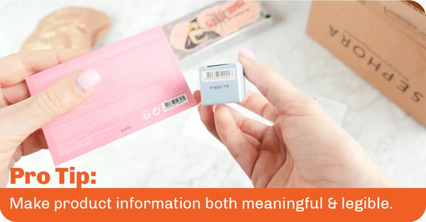 Sephora's product information isn't accessible