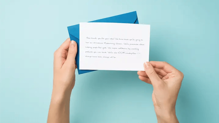 Ecommerce handwritten note ideas