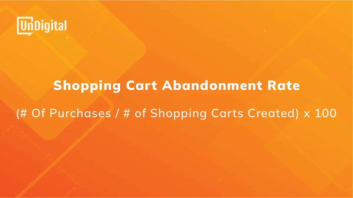 Ecommerce Metrics: Shopping Cart Abandonment Rate