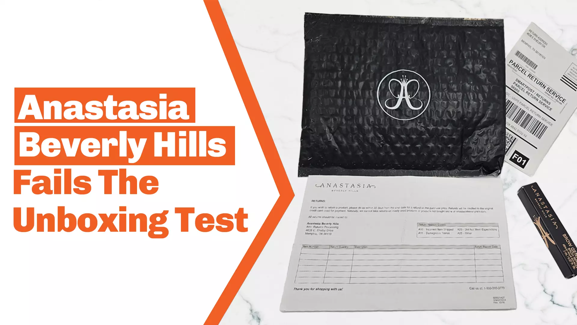 An unboxing marketing video about Anastasia Beverly Hills' experience
