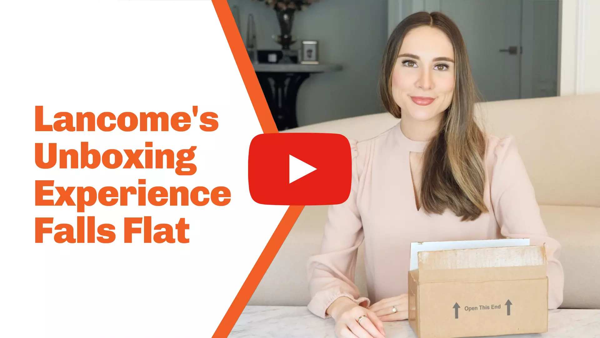 An unboxing marketing video about Lancôme's experience