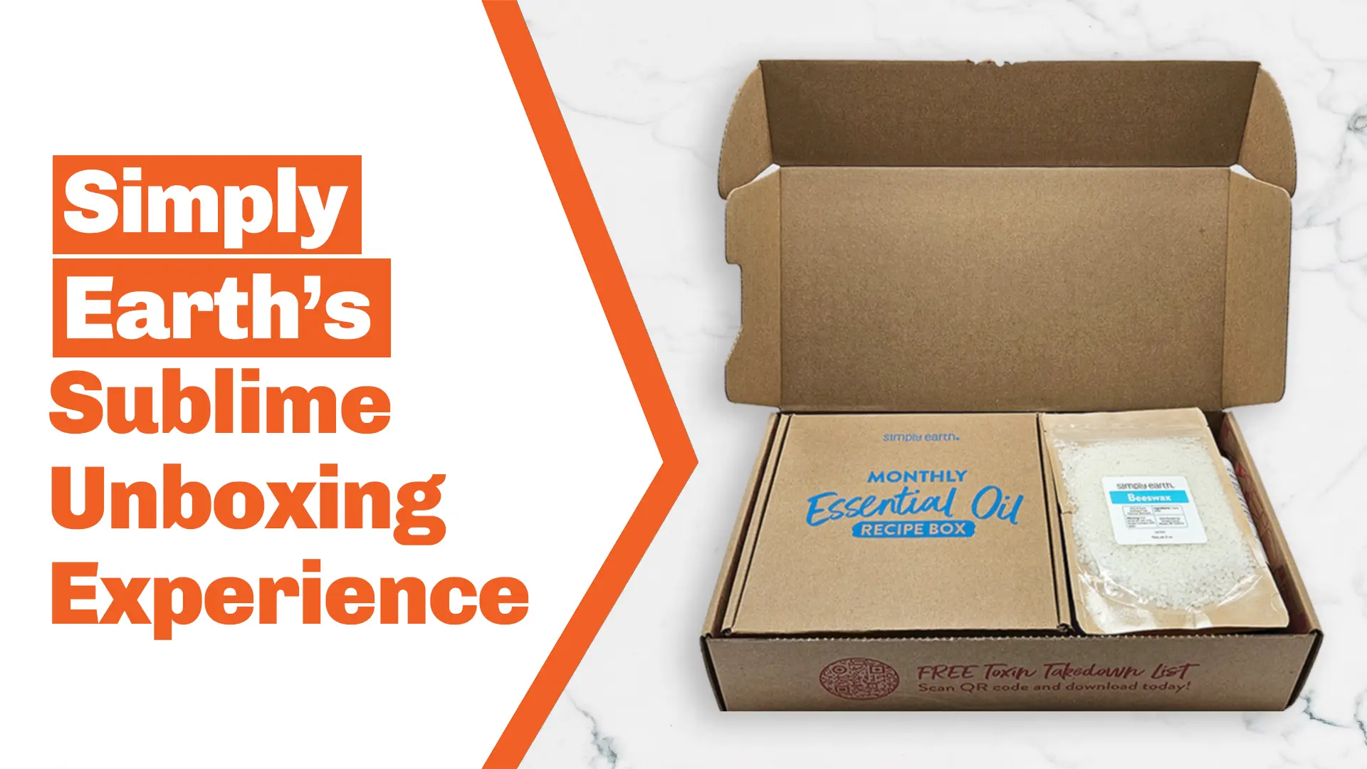 An unboxing marketing video about Simply Earth's experience