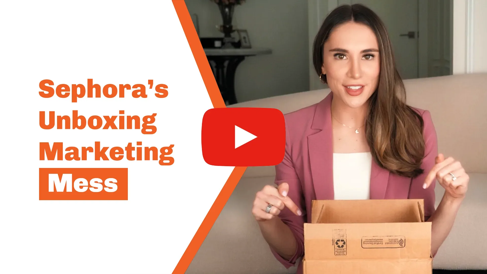 An unboxing marketing video about Sephora's experience